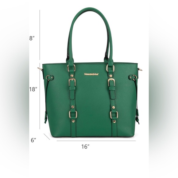 New Montana West Green Large Tote - Picture 3 of 5